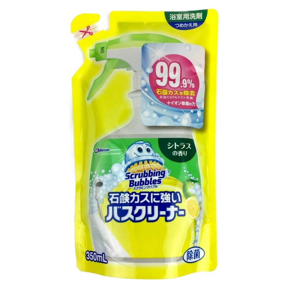 ジョンソン スクラビングバブル 石鹸カスに強いバスクリーナー シトラスの香り 詰替 350ml｜ホームセンター通販【カインズ】