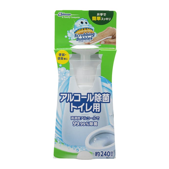 ジョンソン スクラビングバブル アルコール除菌 トイレ用 本体 300ml