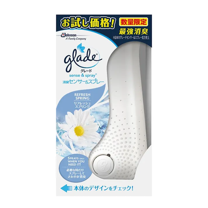 グレード 消臭センサー&スプレー リフレッシュスプリング 本体 18ml