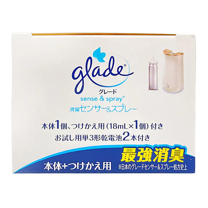 グレード 消臭センサー&スプレー リフレッシュスプリング 本体 18ml