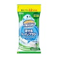 ジョンソン スクラビングバブル 流せるトイレブラシ フローラルソープ 替えブラシ 12個(販売終了)