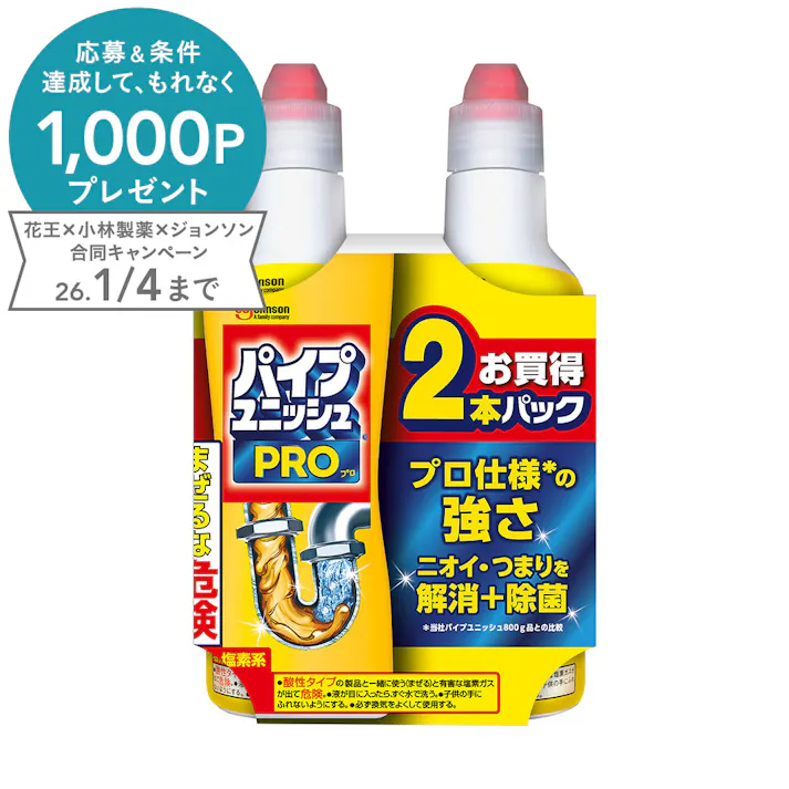 パイプユニッシュPRО 400g×2本パック