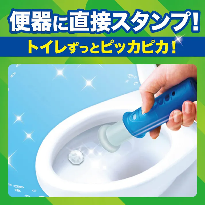 JS スクラビングバブル トイレスタンプ 漂白成分プラス ホワイトティーシトラス 替え 4本