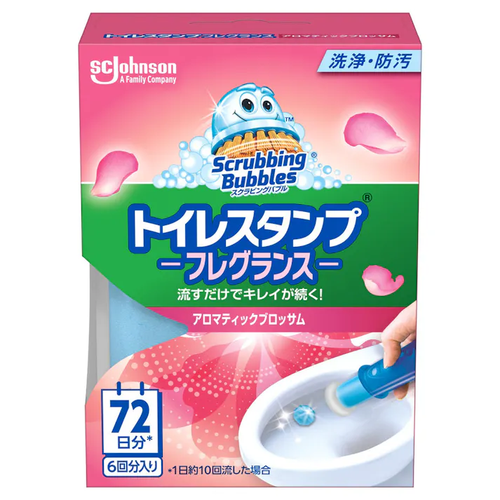 スクラビングバブル トイレスタンプ アロマティックブロッサム 本体 38g