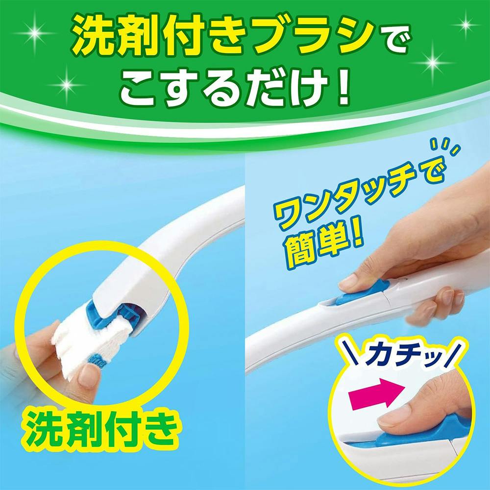 スクラビングバブル 流せるトイレブラシ シトラスの香り 付替ブラシ