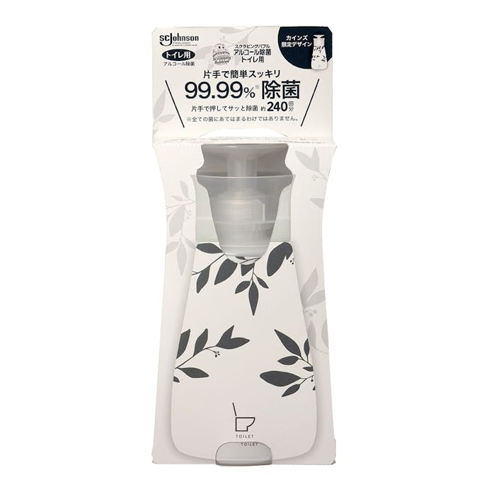 ジョンソン スクラビングバブル アルコール除菌 トイレ用 デザインボトル 300ml(販売終了)