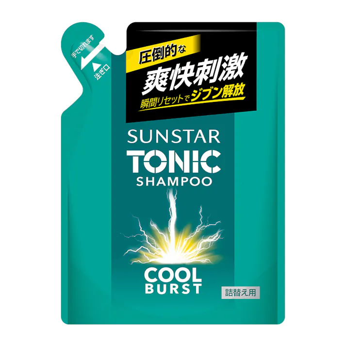 サンスター トニック シャンプー COOL BURST 詰替 340ml