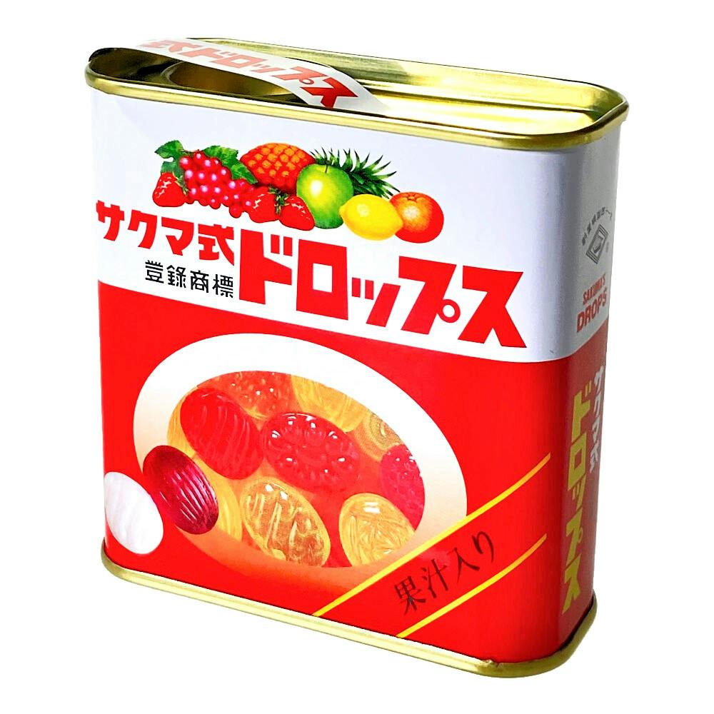 佐久間製菓 サクマ式ドロップス 缶 75g(販売終了) | 食料品