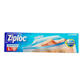 ジップロックフリーザーバッグ L 30袋 大容量品