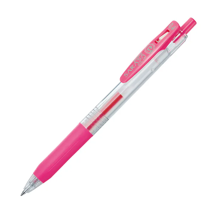 ゼブラ ジェルボールペン サラサクリップ 0.4mm ピンク