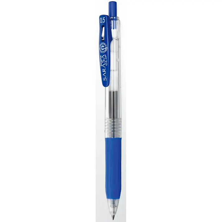 ゼブラ ジェルボールペン サラサクリップ 0.5mm 青