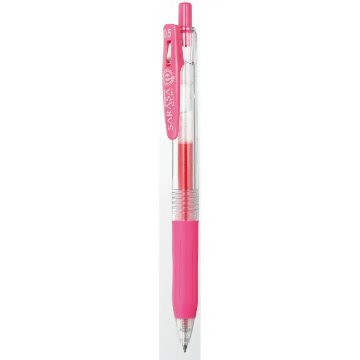 ゼブラ ジェルボールペン サラサクリップ 0.5mm ピンク