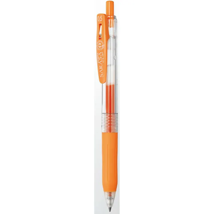 ゼブラ ジェルボールペン サラサクリップ 0.5mm オレンジ