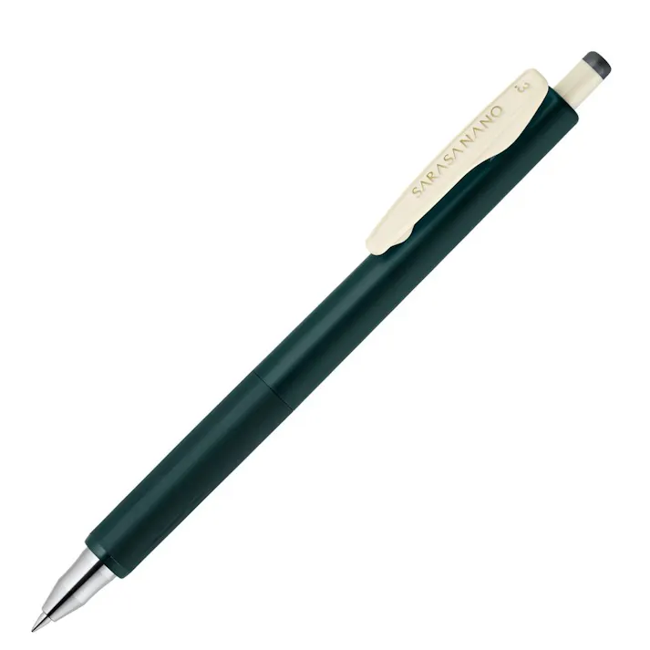 ゼブラ ジェルボールペン サラサナノ 0.3mm グリーンブラック