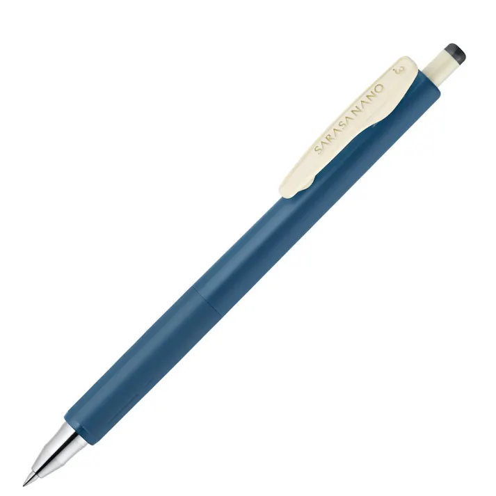 ゼブラ ジェルボールペン サラサナノ 0.3mm ブルーグレー