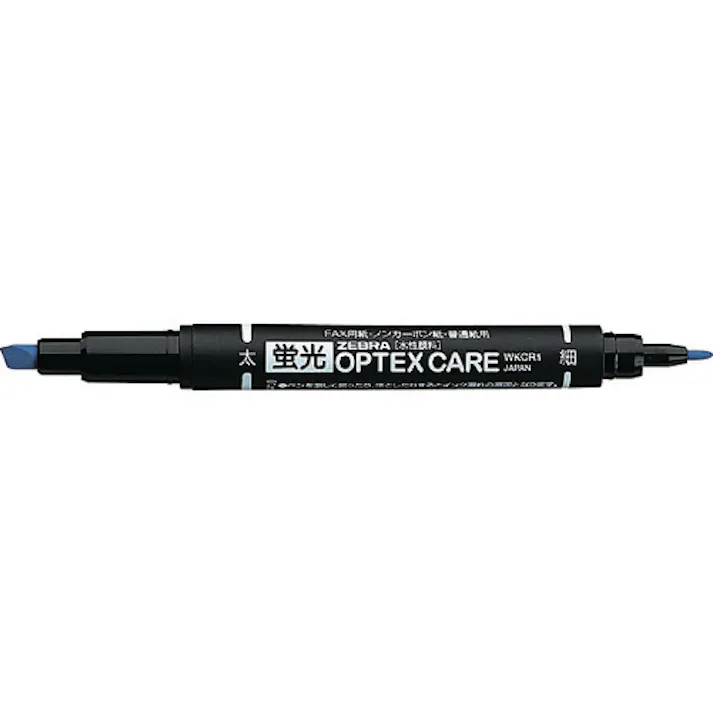 【CAINZ-DASH】ゼブラ 蛍光オプテックス ケア 青 WKCR1-BL【別送品】