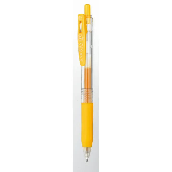 ゼブラ ジェルボールペン サラサクリップ 0.5mm 黄