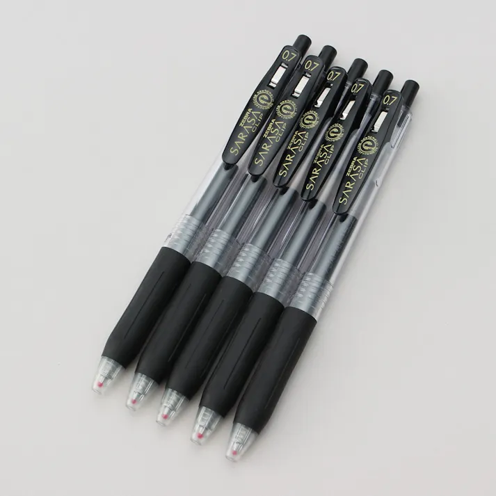 ゼブラ ジェルボールペン サラサクリップ 0.7mm 黒 5本入