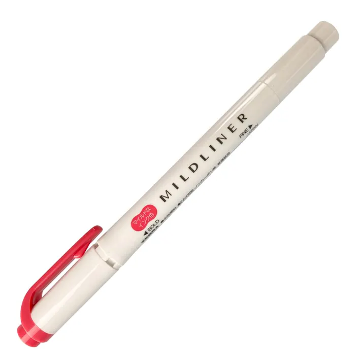 ゼブラ マイルドライナー マイルドレッド