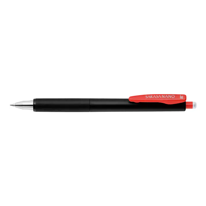 ゼブラ ジェルボールペン サラサナノ 0.38mm 赤