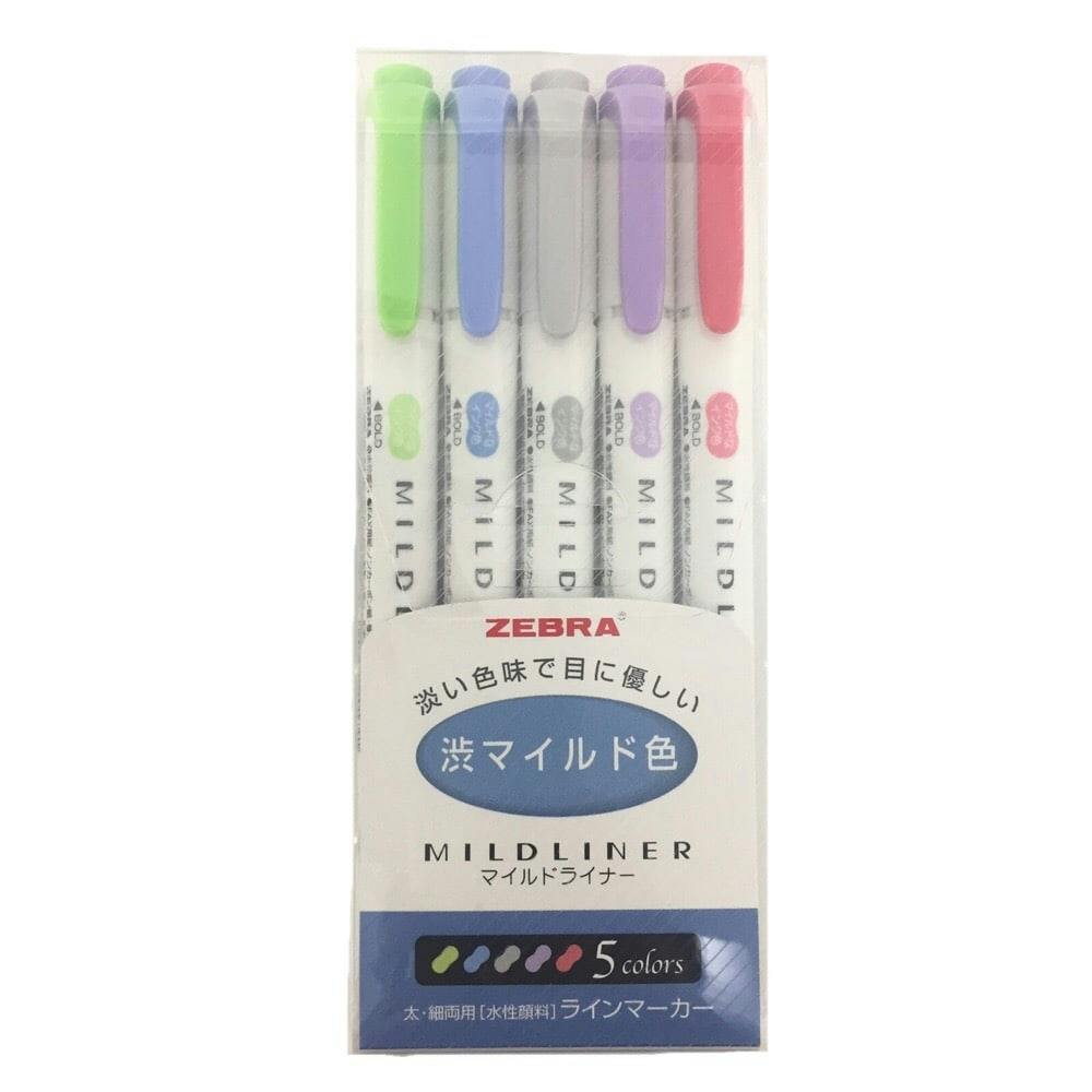 ゼブラ 水性顔料 ラインマーカー マイルドライナー 5色 渋マイルド色 ホームセンター通販 カインズ