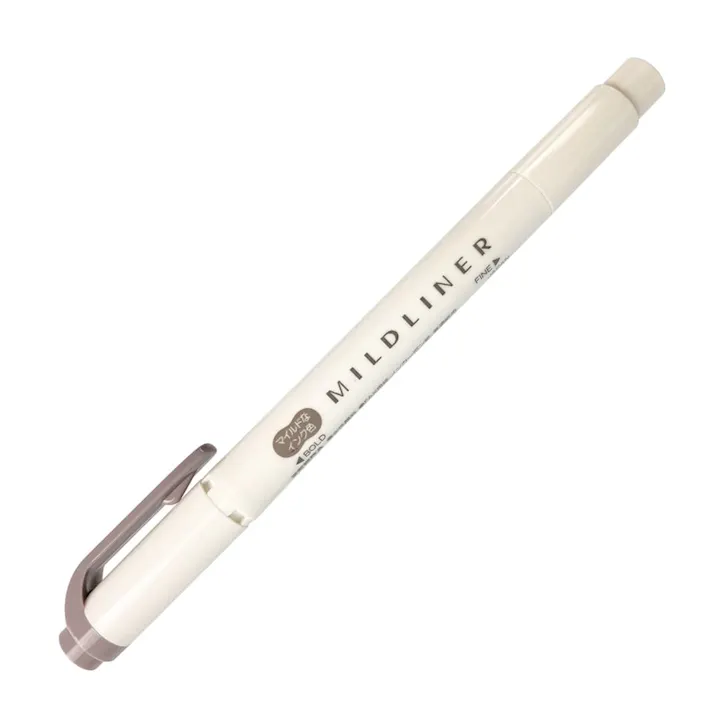 ゼブラ マイルドライナー マイルドダークグレー