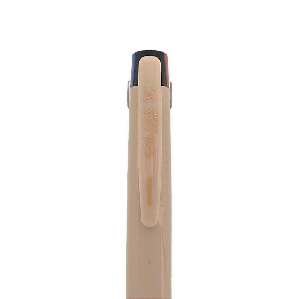 ゼブラ 限定サラサクリップ3C 3色ボールペン 0.4mm サンド