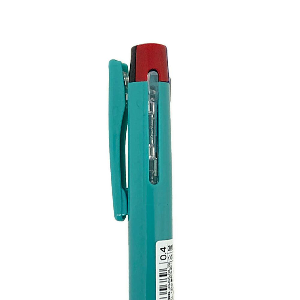 ゼブラ 限定サラサクリップ3C 3色ボールペン 0.4mm ターコイズ