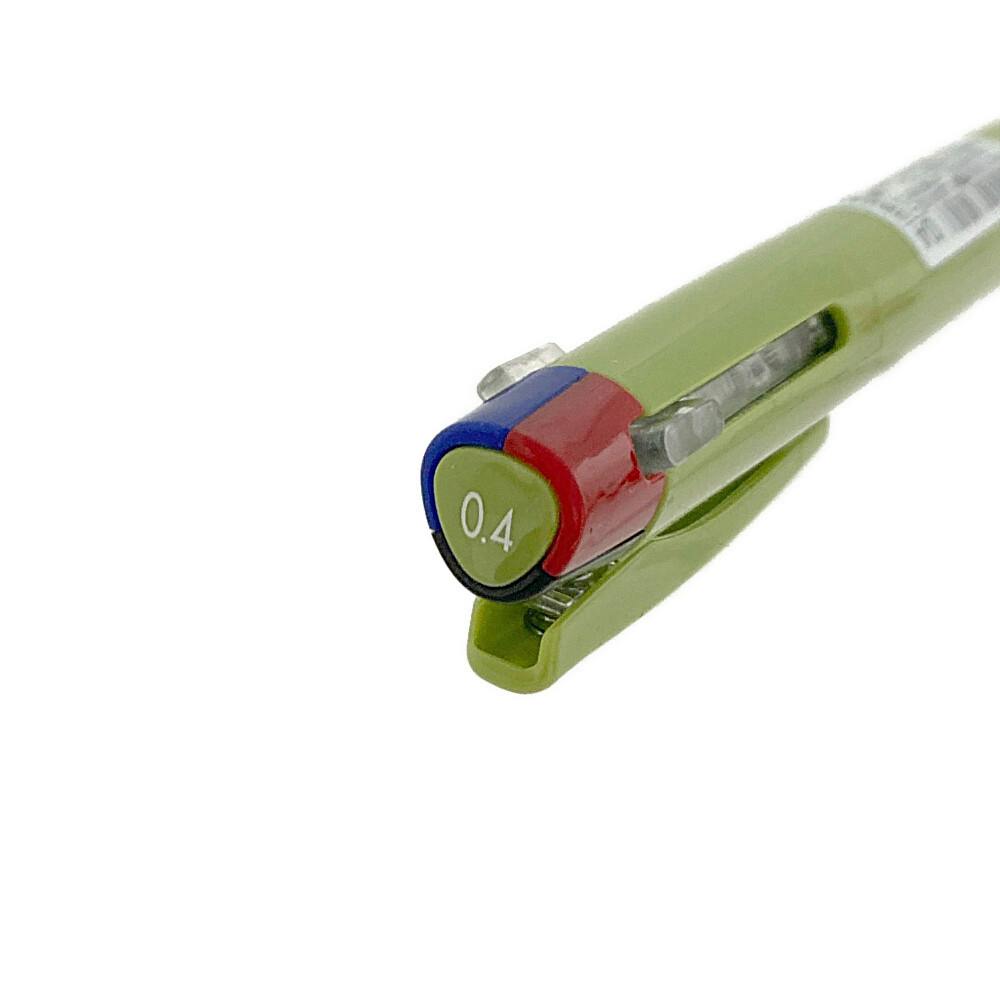 ゼブラ 限定サラサクリップ3C 3色ボールペン 0.4mm リーフ