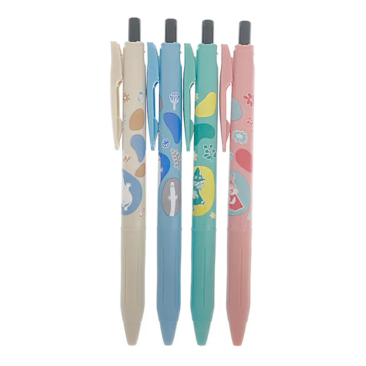 ゼブラ 限定サラサクリップ 0.5mm ムーミン ブラック 4本入