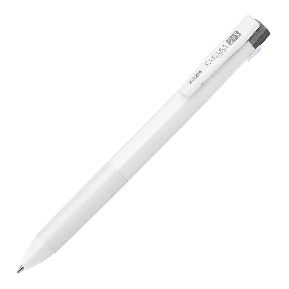 ゼブラ 多機能ペン サラサクリップ2＋S 0.5mm ホワイト | 文房具・事務