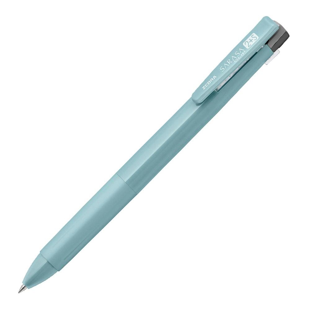 ゼブラ 多機能ペン サラサクリップ2＋S 0.4mm ミストブルー | 文房具