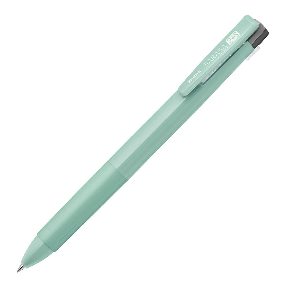 ゼブラ 多機能ペン サラサクリップ2＋S 0.4mm モスグリーン | 文房具