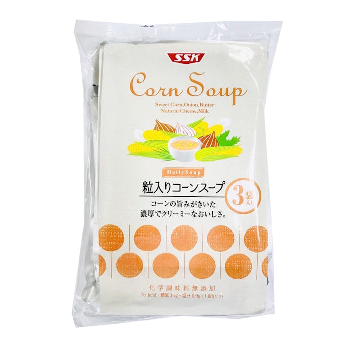 清水食品 Daily Soup 粒入りコーンスープ 3袋入