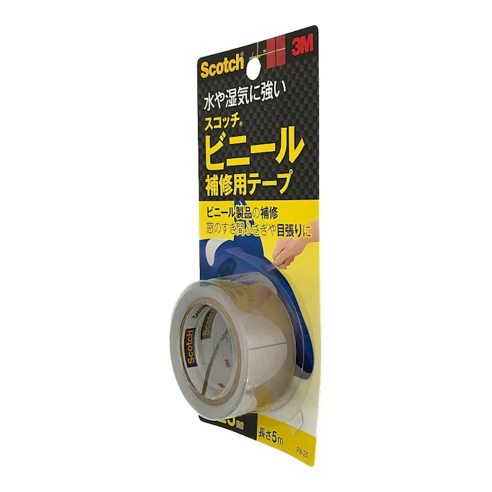 3M スコッチ ビニール補修用テープ PA-25 幅25.4mm×長さ5.08m