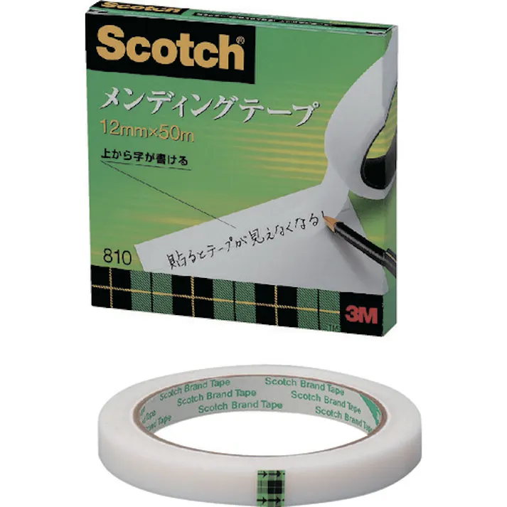 【CAINZ-DASH】スリーエム ジャパン文具・オフィス事業部 メンディングテープ 12mmX50m 巻芯径76mm 810-3-12【別送品】