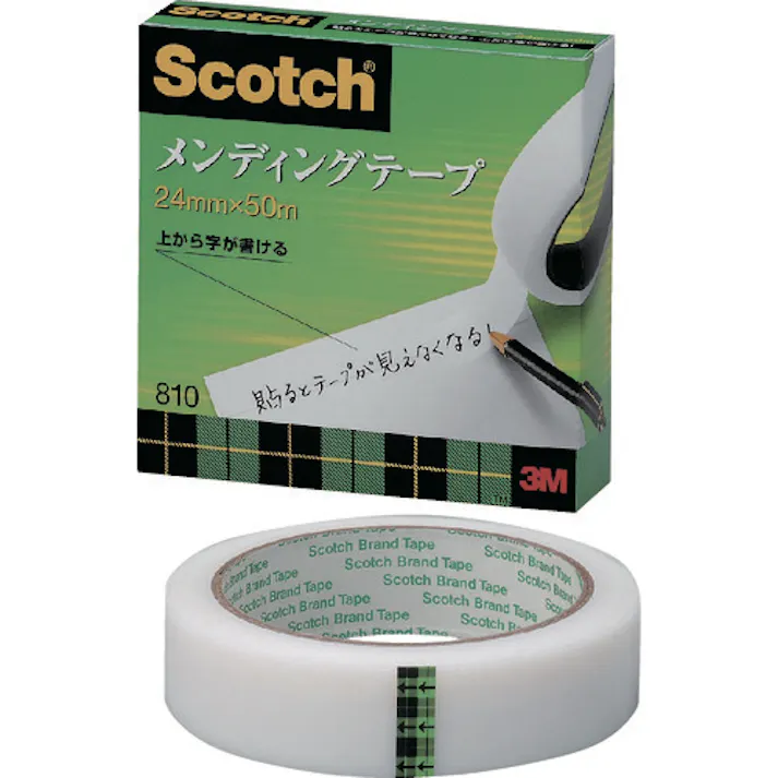 【CAINZ-DASH】スリーエム ジャパン文具・オフィス事業部 メンディングテープ 24mmX50m 巻芯径76mm 810-3-24【別送品】
