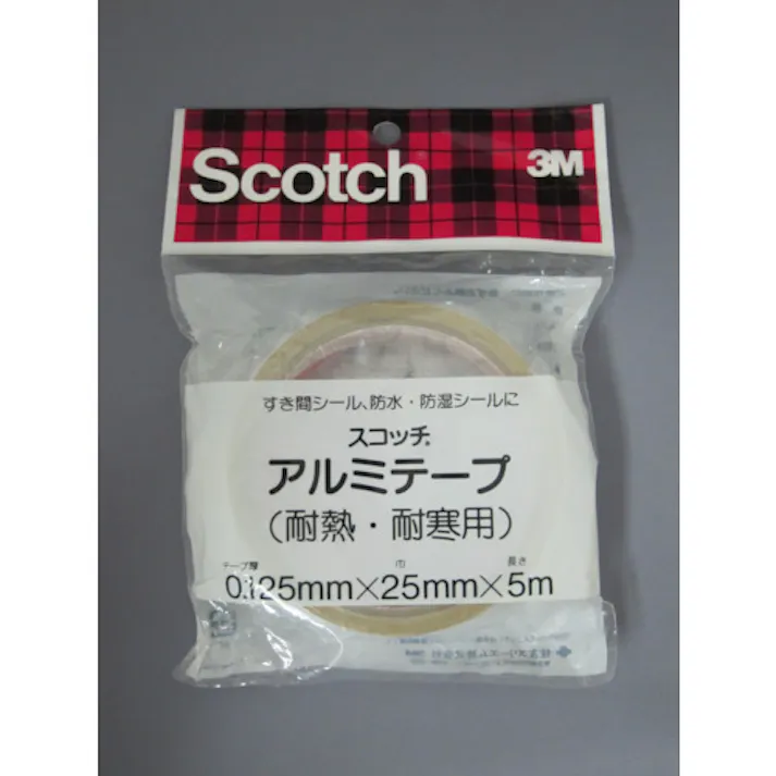 【CAINZ-DASH】スリーエム ジャパンコンシューマーマーケット販売本部 スコッチ アルミテープ 耐熱・耐寒用 25mm×5m KAL-25【別送品】