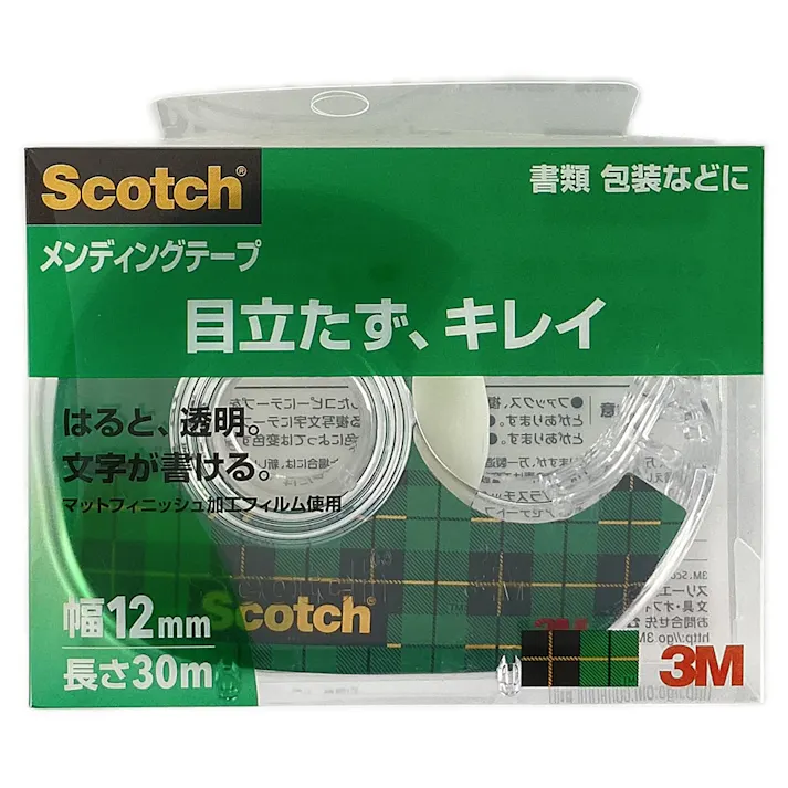 3M メンディングテープ 12mm×30m 810-1-12D