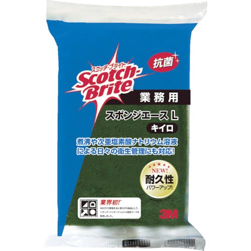スリーエム ジャパンコマーシャルケア販売部 スコッチ・ブライト スポンジエースL 黄色 150X90mm ACE L YEL スポンジ スリーエム ジャパンコマーシャルケア販売部 スコッチ・ブライト スポンジエースL 黄色 150X90mm ACE L YEL スポンジ