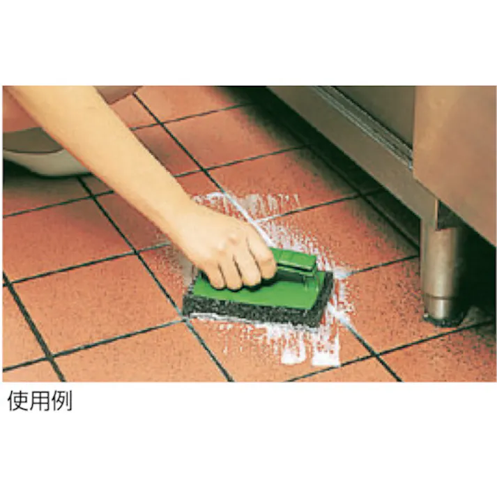 【CAINZ-DASH】スリーエム ジャパンコマーシャルケア販売部 たわし ハンドブラシ(一体型タイプ) 白パッド 95×150mm H/BRUSH WHI【別送品】