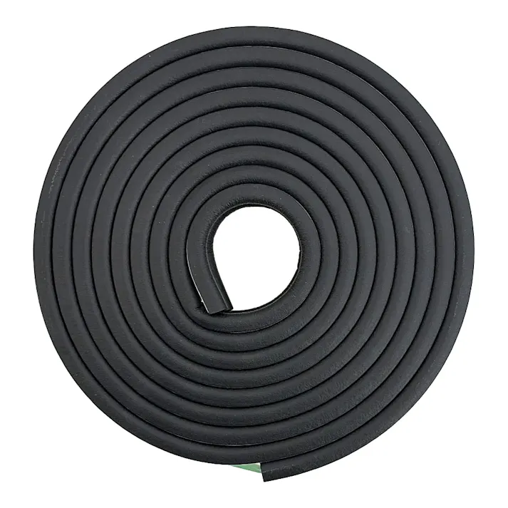3M 戸あたりテープ 室内ドア用 P型 黒 EN-52 厚さ6.0mm×幅9mm×長さ5m