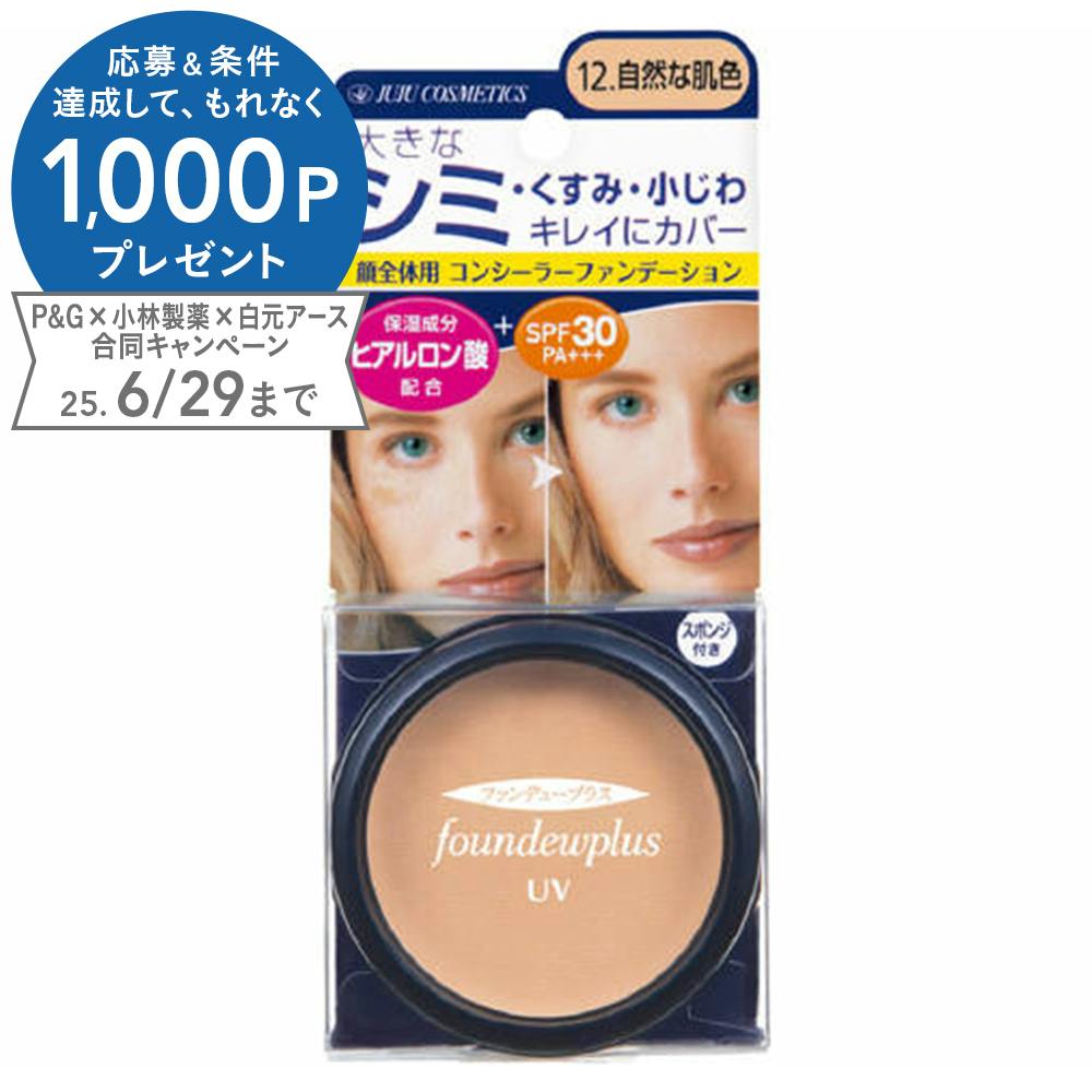 小林製薬 ファンデュープラス UVコンシーラーファンデーション 12 自然な肌色 化粧下地・ベースメイク 小林製薬 ファンデュープラス UVコンシーラーファンデーション 12 自然な肌色 化粧下地・ベースメイク