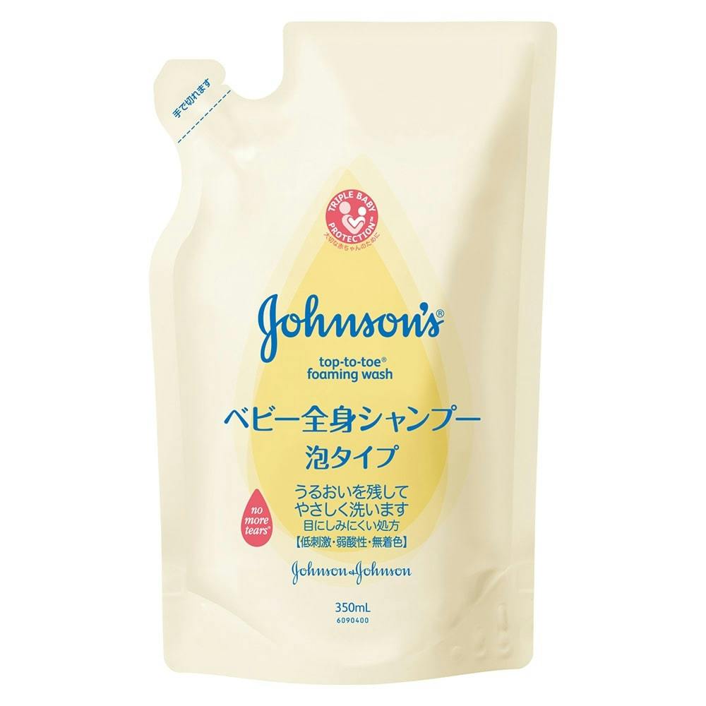 ジョンソンエンドジョンソン ジョンソン ベビー全身シャンプー 泡タイプ つめかえ用 (350mL) 詰め替え用