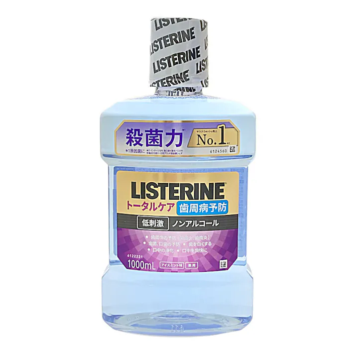 薬用リステリン トータルケア 歯周病予防 1L×3本 ポンプ付