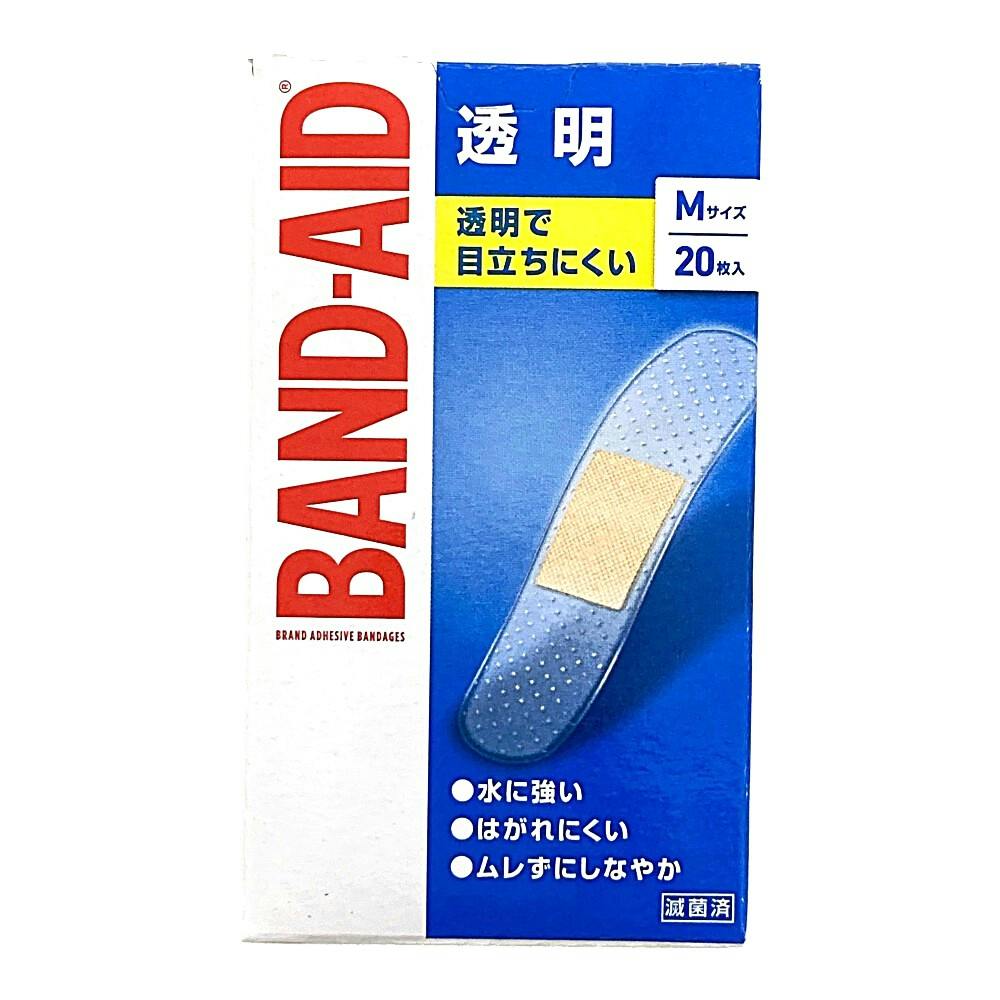 バンドエイド 透明 Mサイズ 20枚