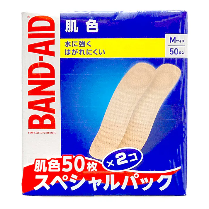 バンドエイド 肌色 Mサイズ50枚×2個