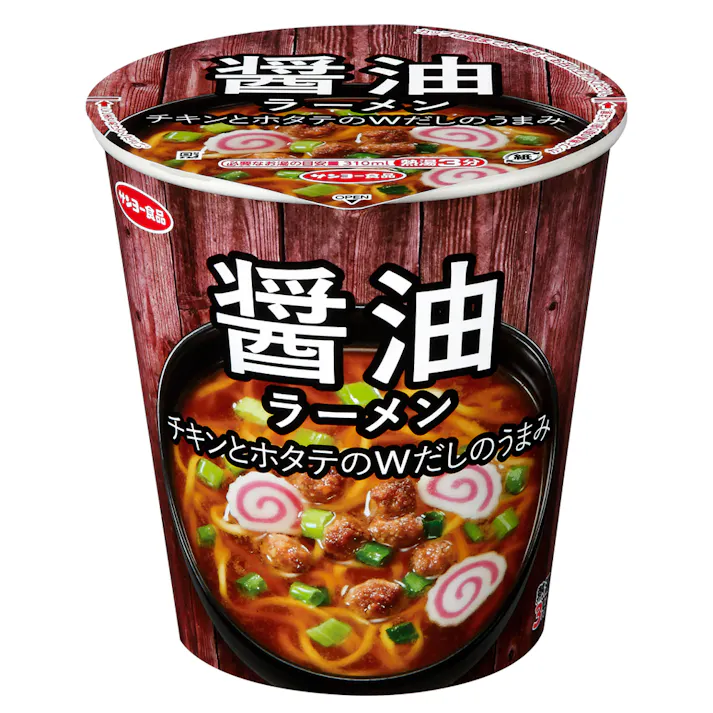 醤油ラーメン チキンとホタテのWだしのうまみ 63g