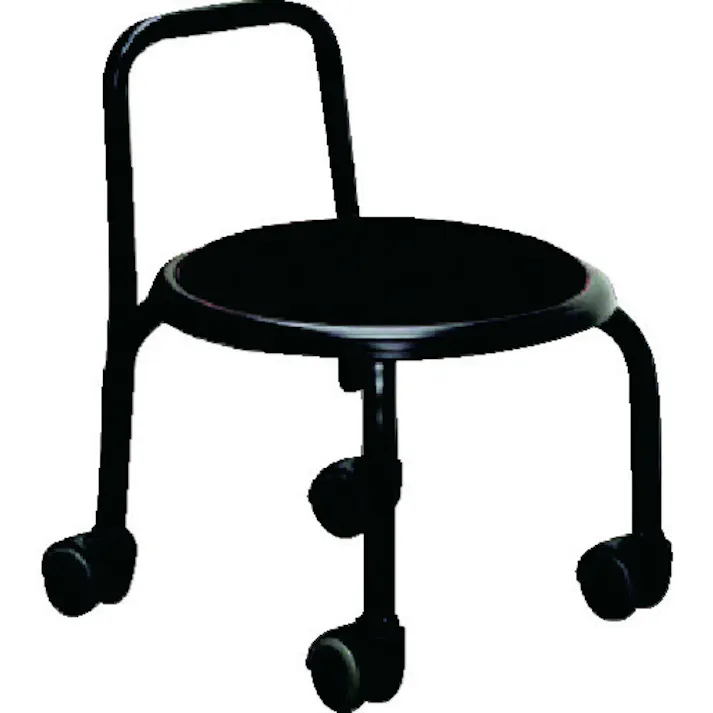 【CAINZ-DASH】ルネセイコウ 背付ローキャスターボン ブラック/ブラック SLC-255/01【別送品】