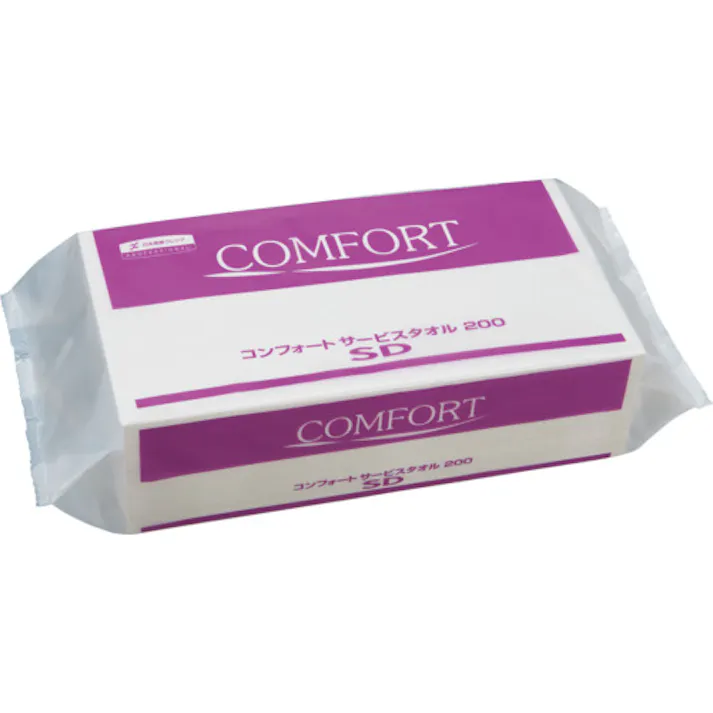 【CAINZ-DASH】日本製紙クレシア コンフォートタオル200SD 37135【別送品】